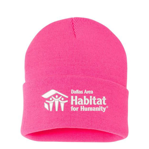 Sportsman 12" Solid Cuffed Beanie - Embroidered Logo Thumbnail