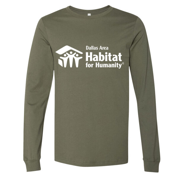 Bella & Canvas Jersey Long Sleeve Tee - Printed Logo Thumbnail